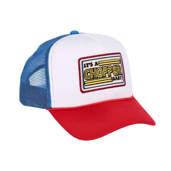 13 And A Half Magazine It's A Chopper Baby Trucker Cap Blue / Red / White