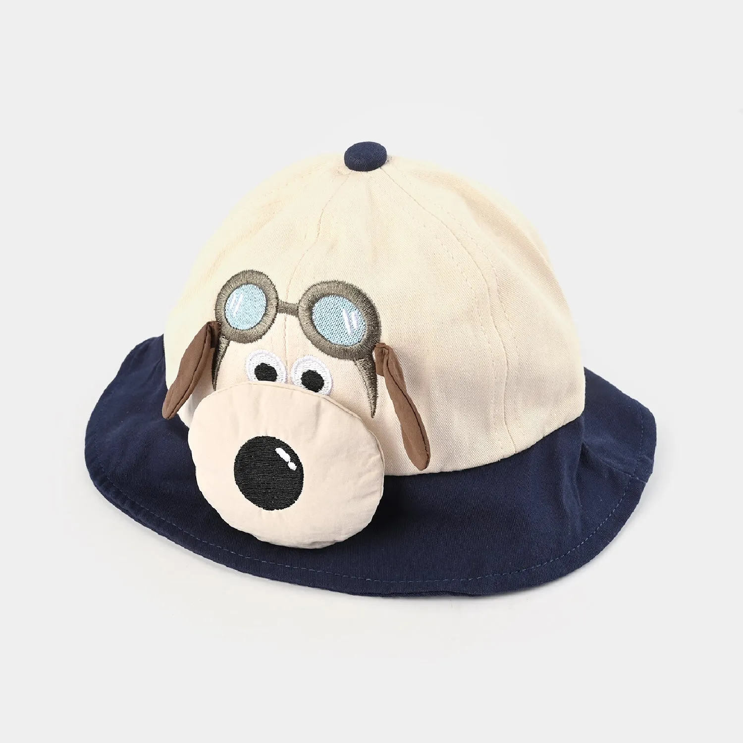 Baby Round Cap/Hat | 12M  | Navy Blue