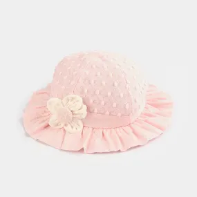 Baby Round Cap/Hat | 12M  | Pink