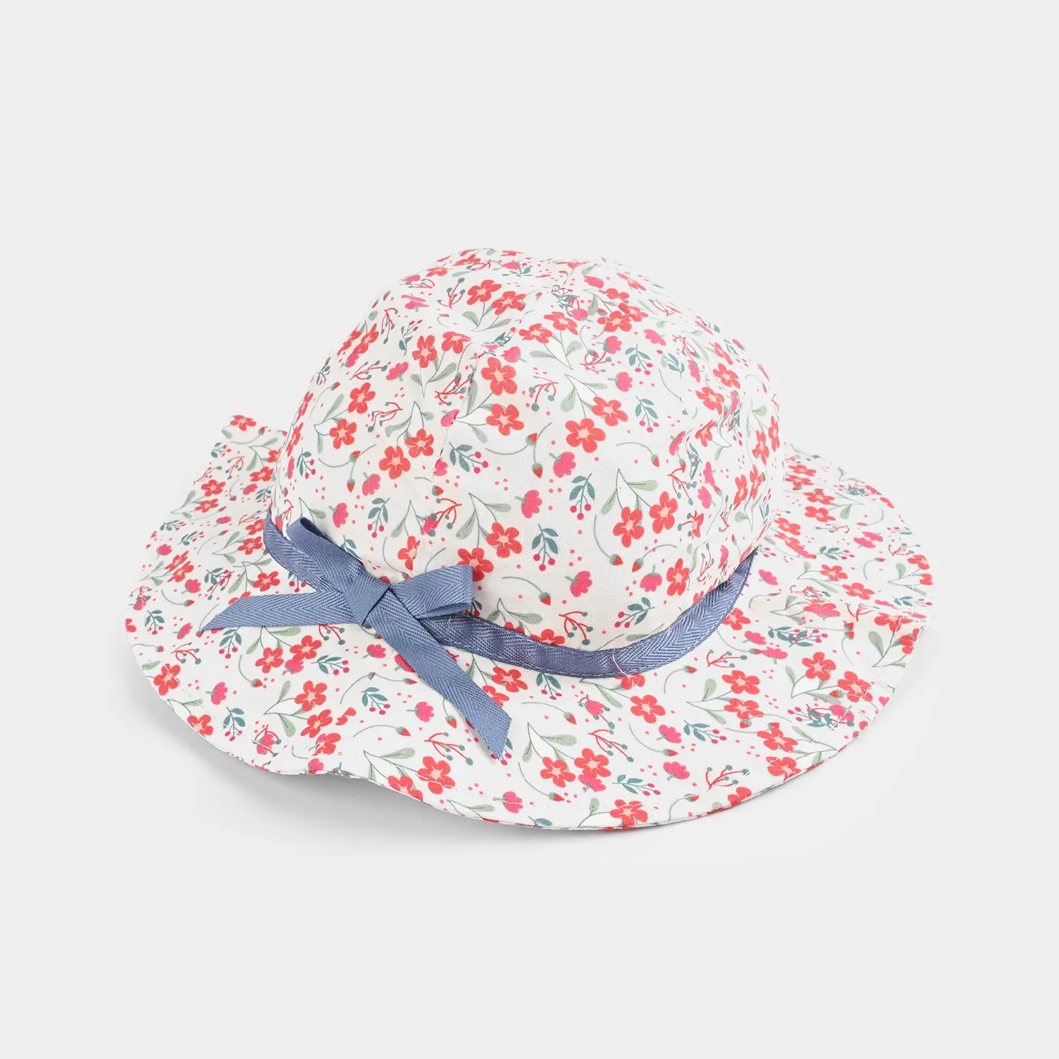 Baby Round Cap/Hat | 9M  | Red