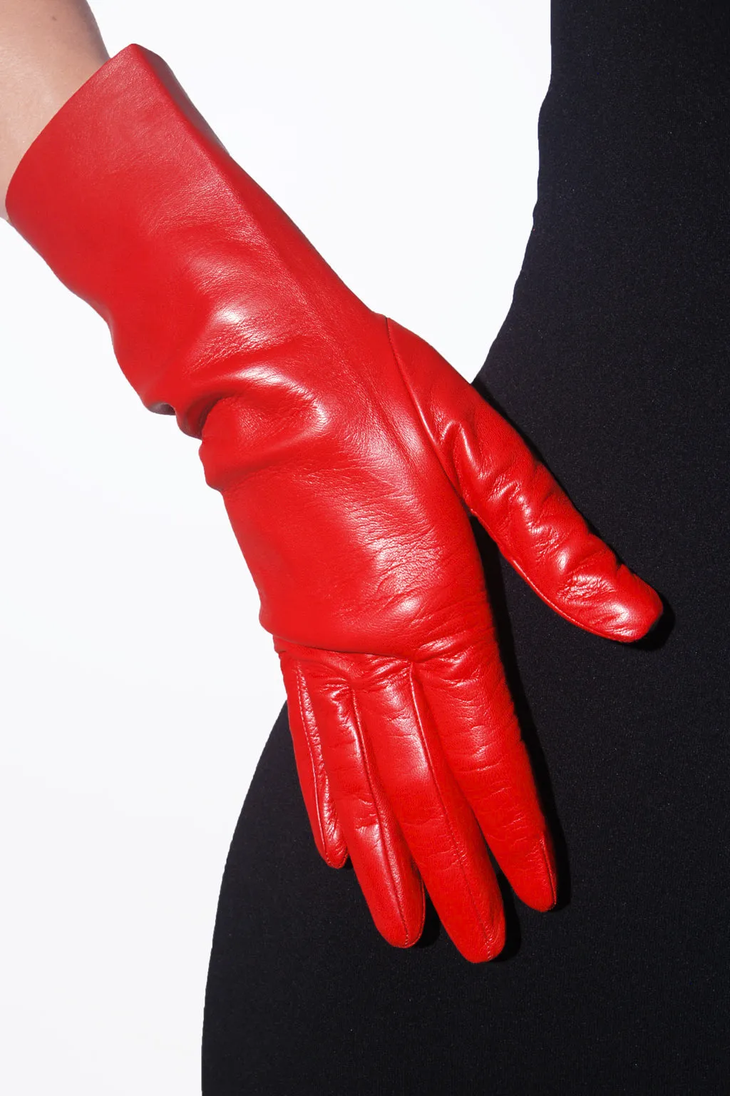 Classic glacé leather gloves