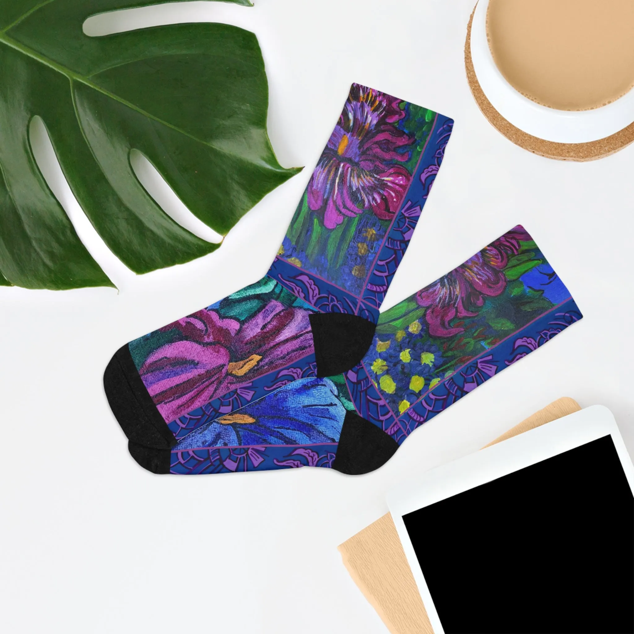 Crew Socks "The Garden"