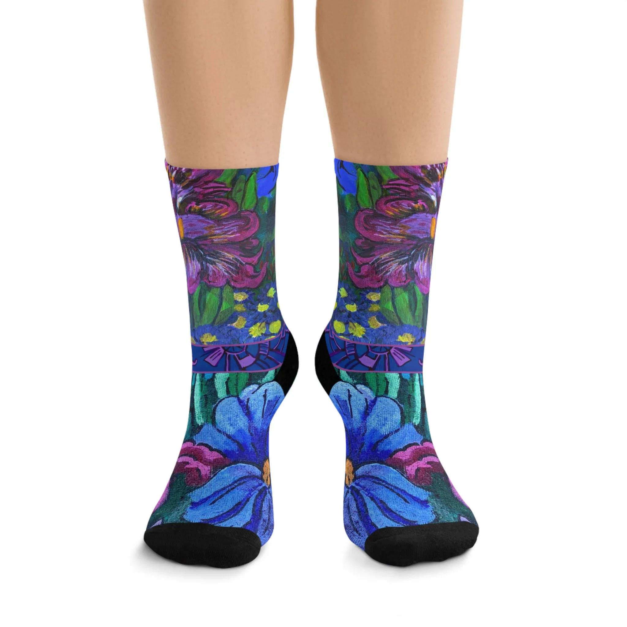 Crew Socks "The Garden"