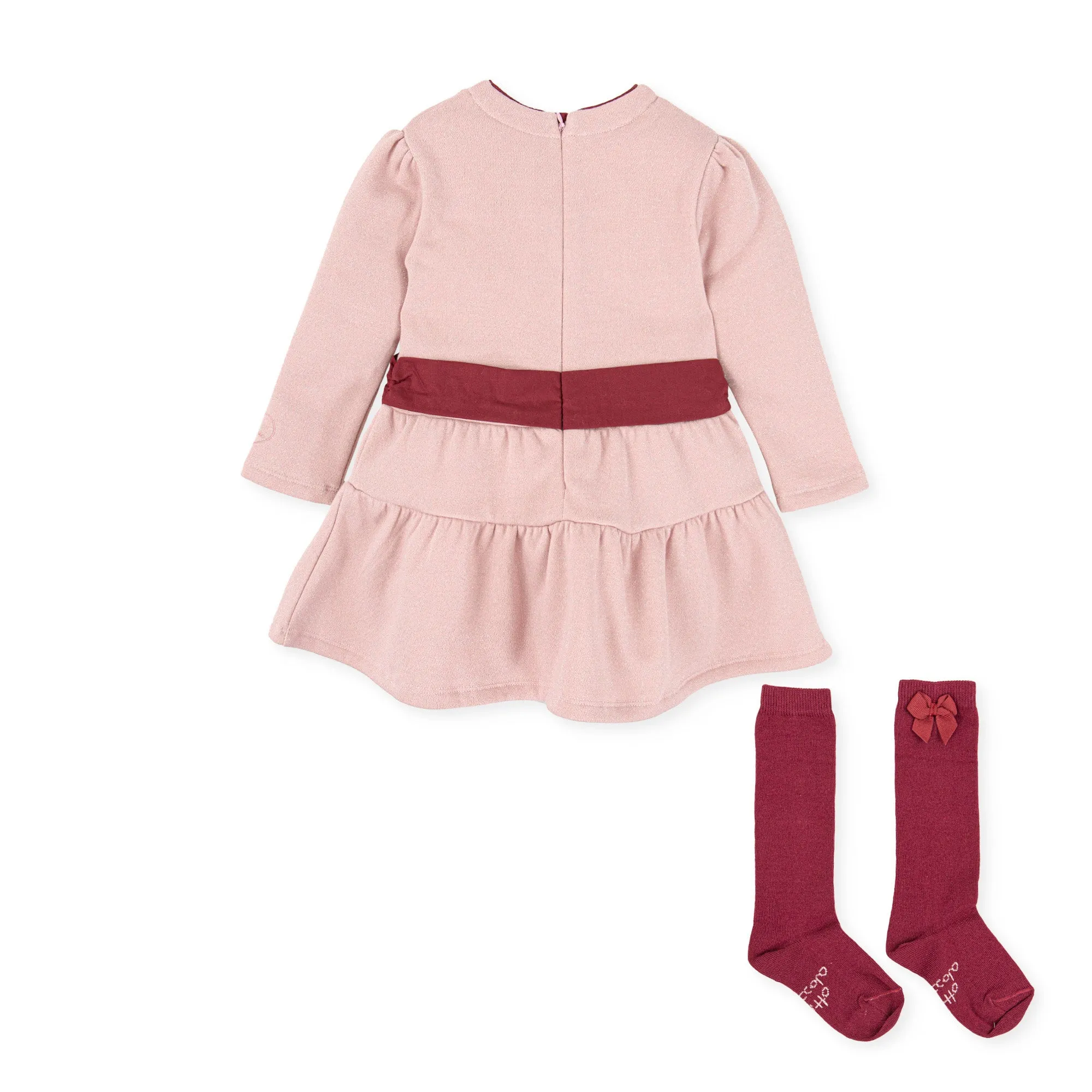 DRESS WITH PETAL SOCKS