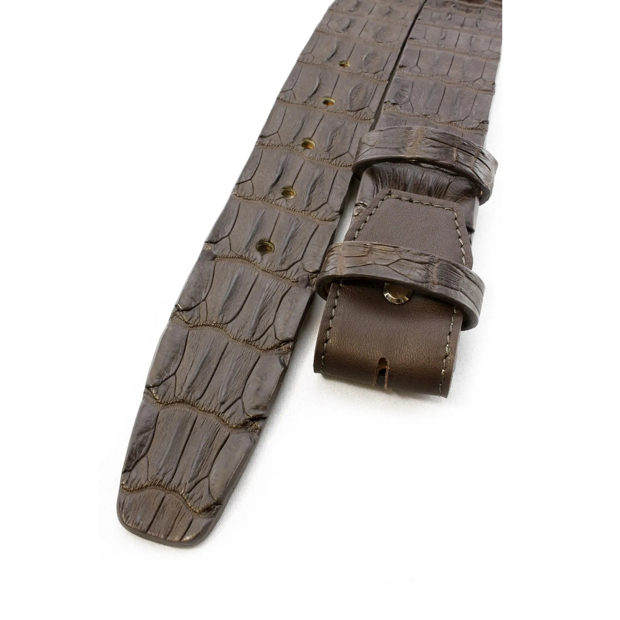 Genuine Porosus Crocodile Belt Strap