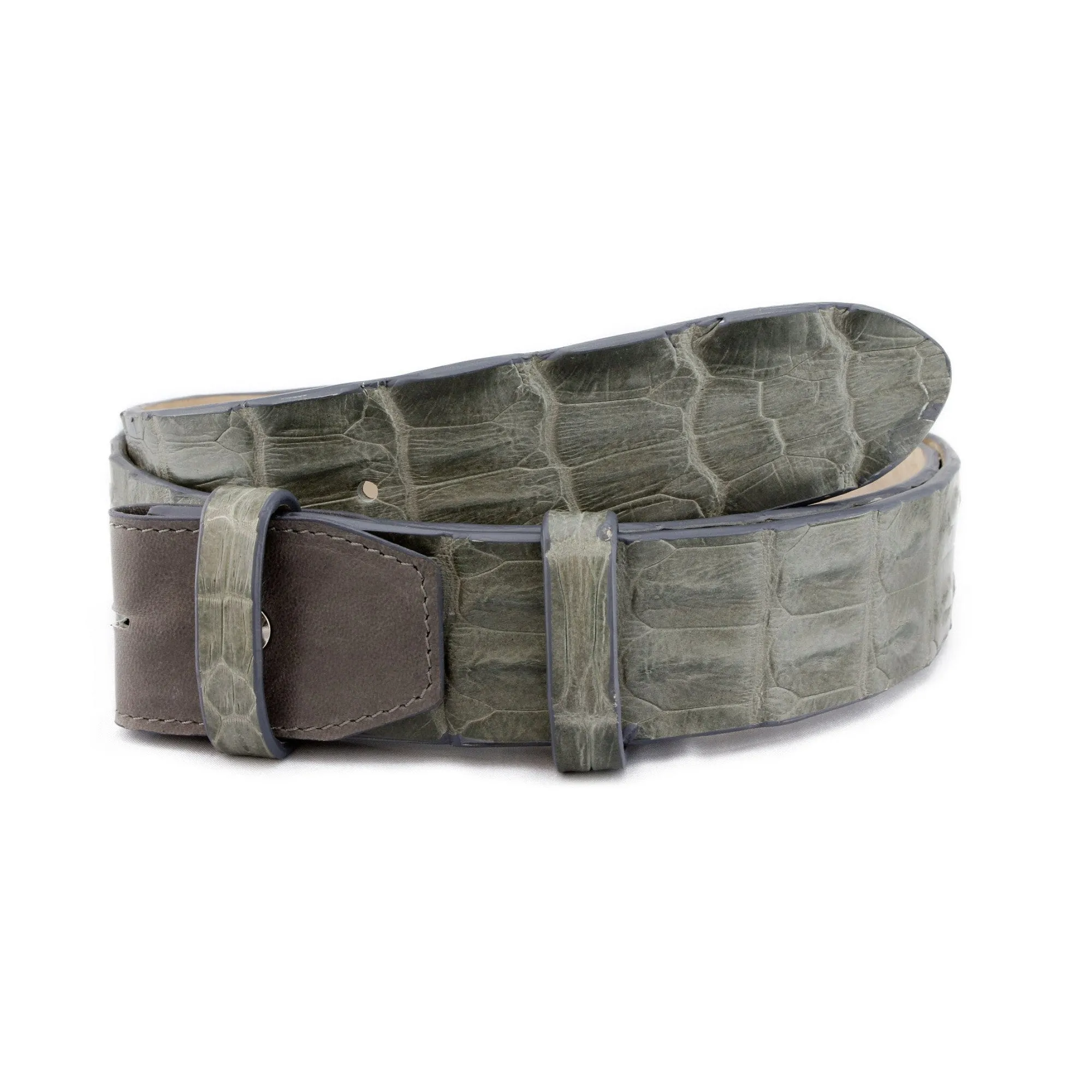 Genuine Porosus Crocodile Belt Strap