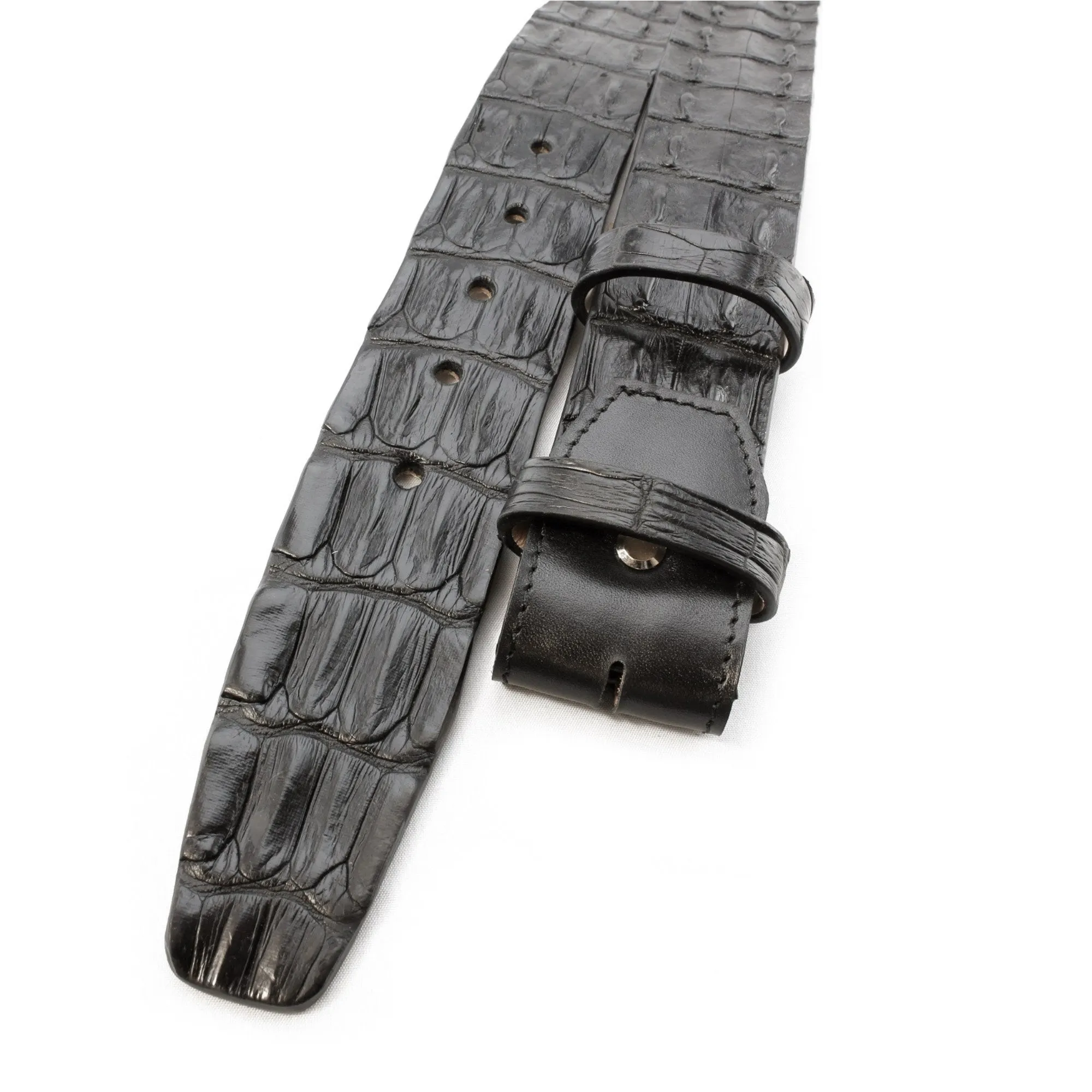 Genuine Porosus Crocodile Belt Strap