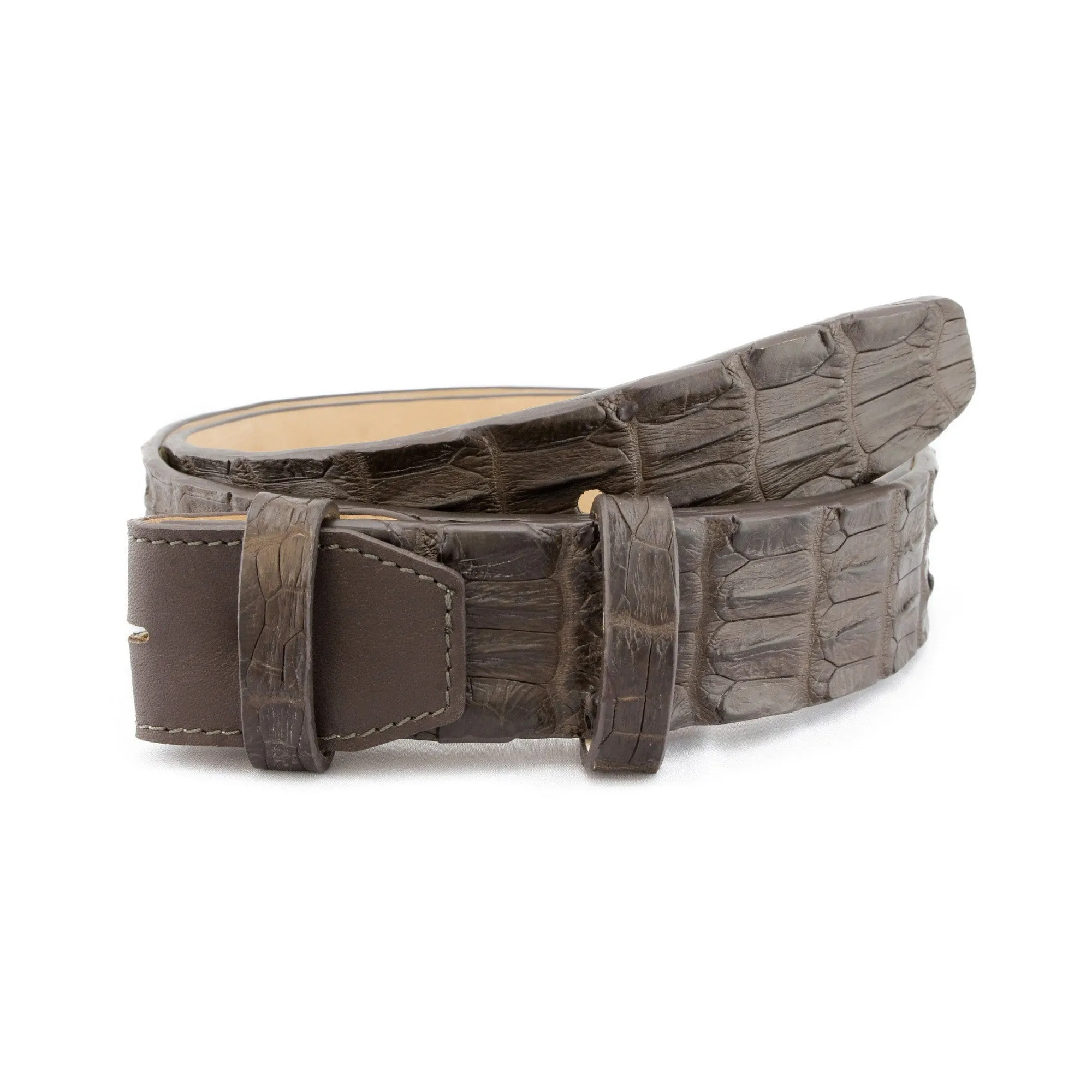 Genuine Porosus Crocodile Belt Strap