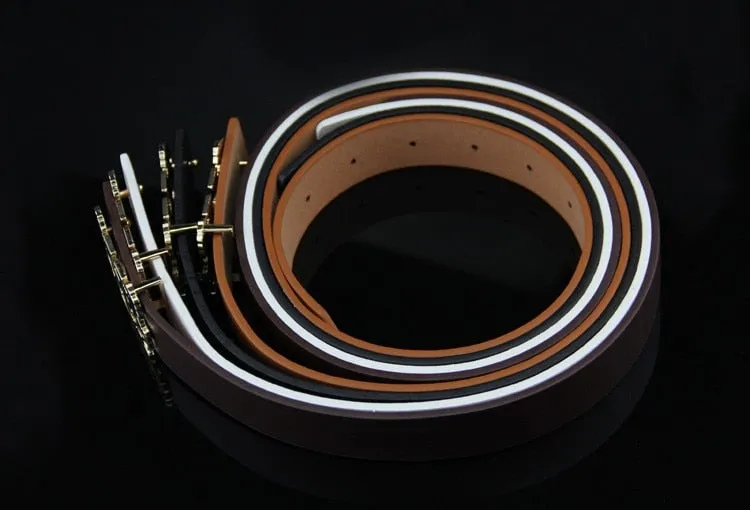 Hot New Mens Belts Luxury Brand Designe Leather Belt