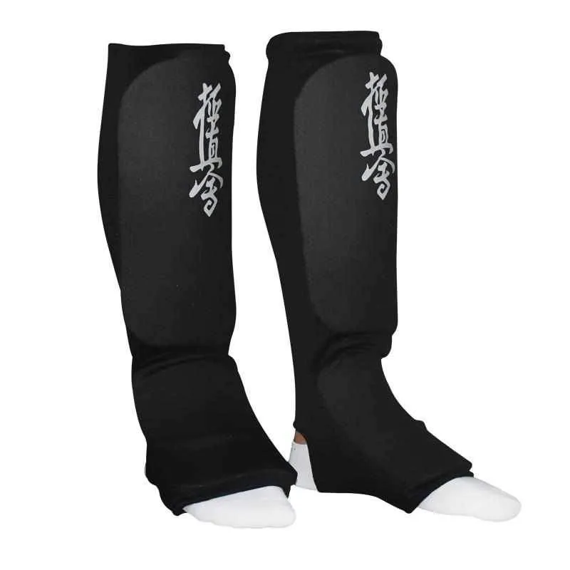 Kyokushin Karate Thin Style Gloves & Shin Guards Set