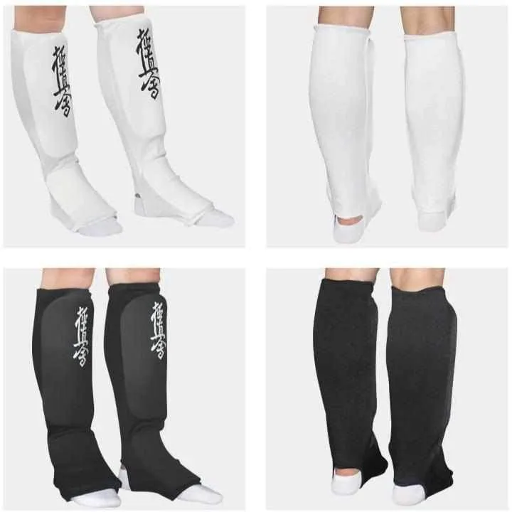 Kyokushin Karate Thin Style Gloves & Shin Guards Set