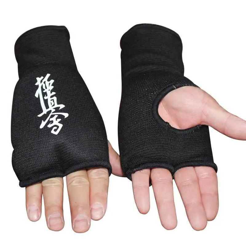 Kyokushin Karate Thin Style Gloves & Shin Guards Set