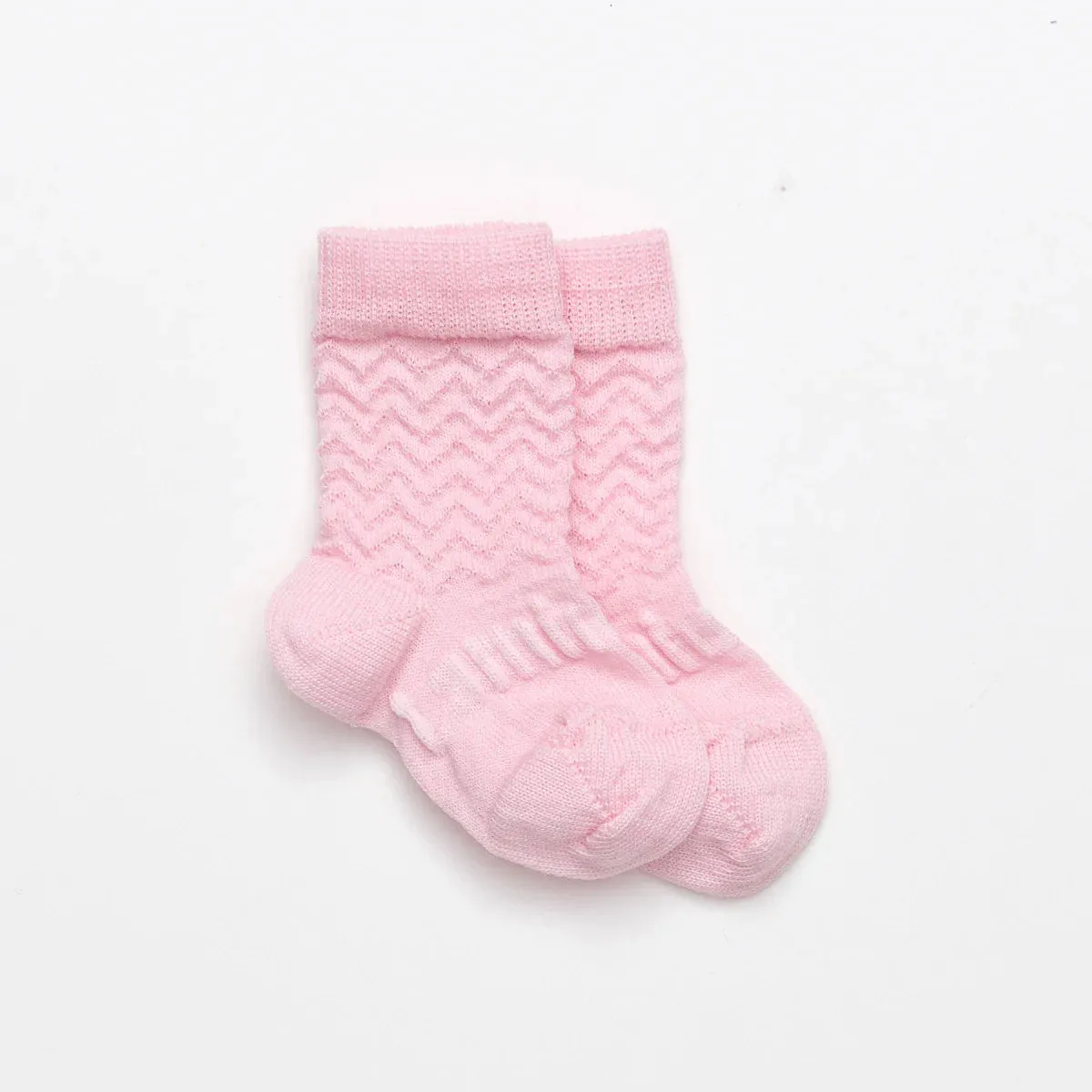 Lamington Crew Merino Socks- Petal