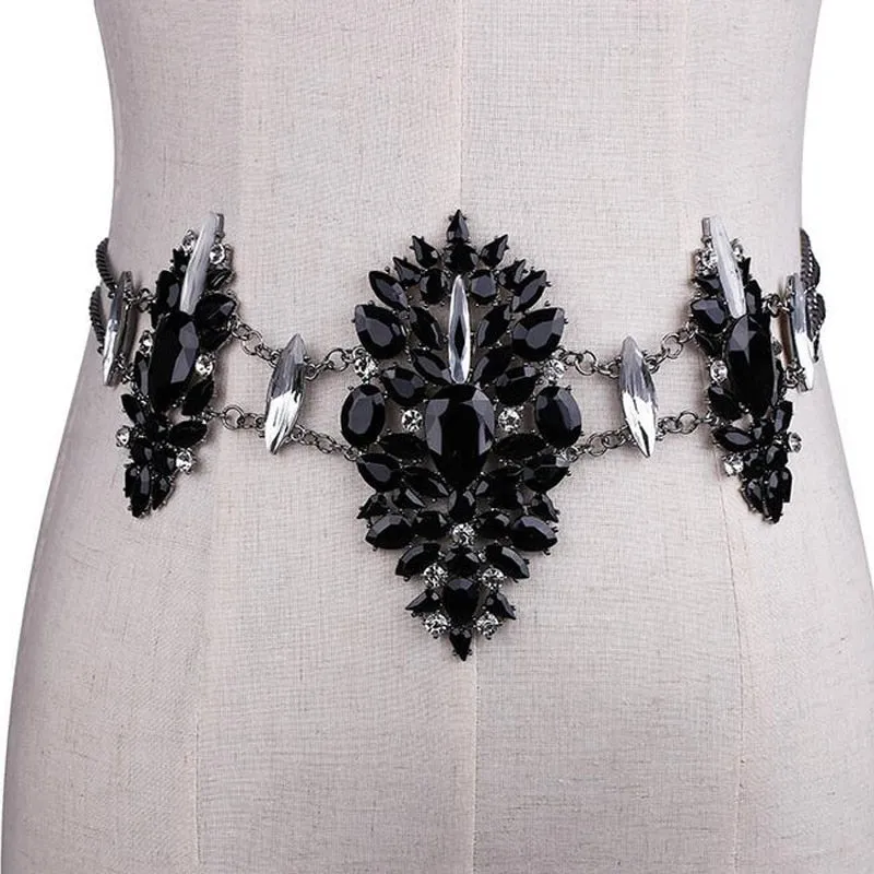 Mad Love Metal Rhinestone Belts