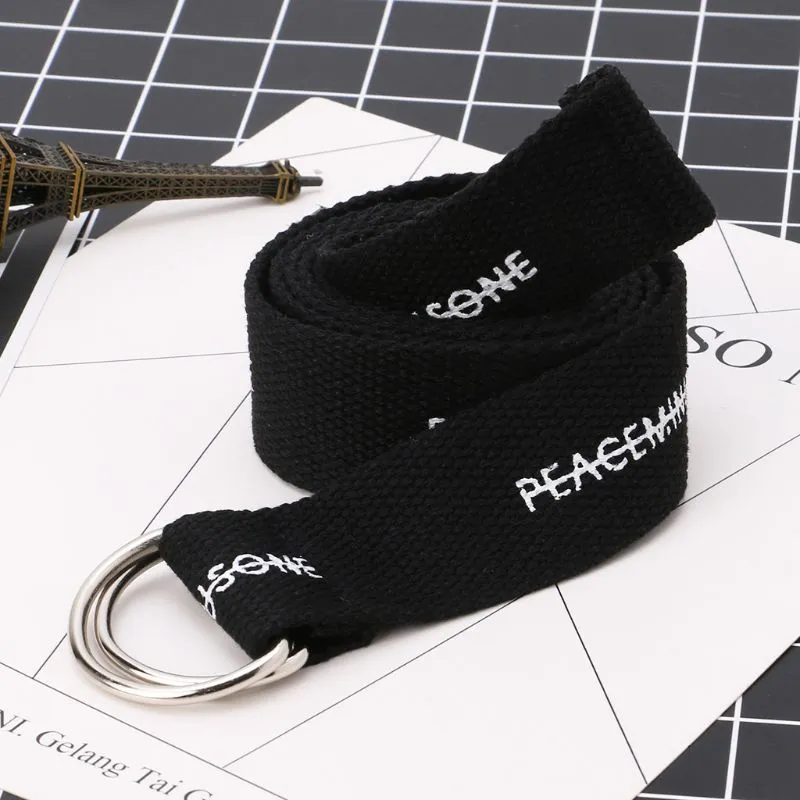 Men's Casual Canvas Belt With Print