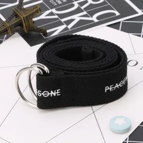 Men's Casual Canvas Belt With Print