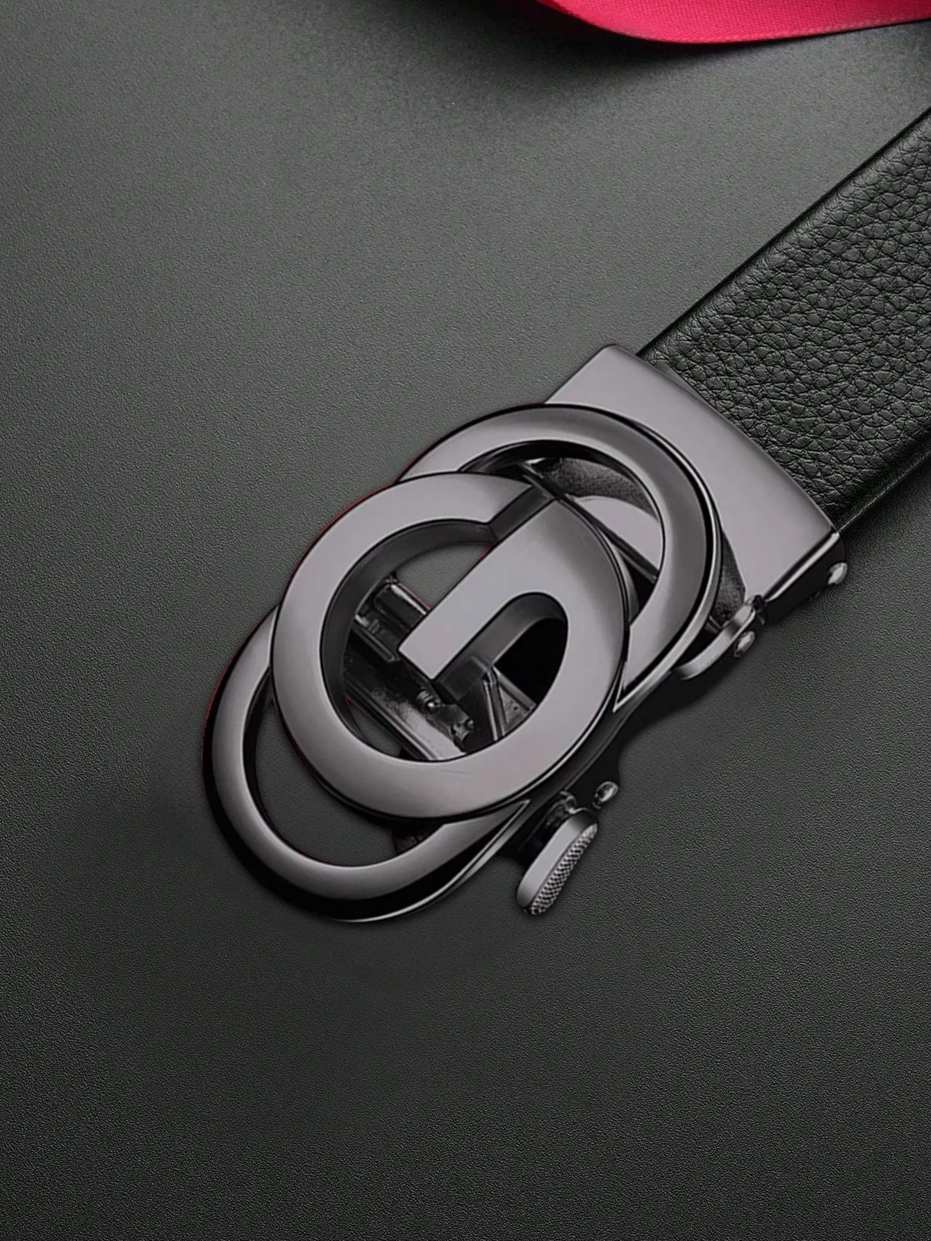 Men's G-letter Automatic Buckle Belt, Casual & Stylish