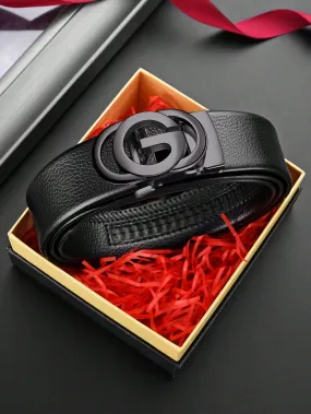 Men's G-letter Automatic Buckle Belt, Casual & Stylish