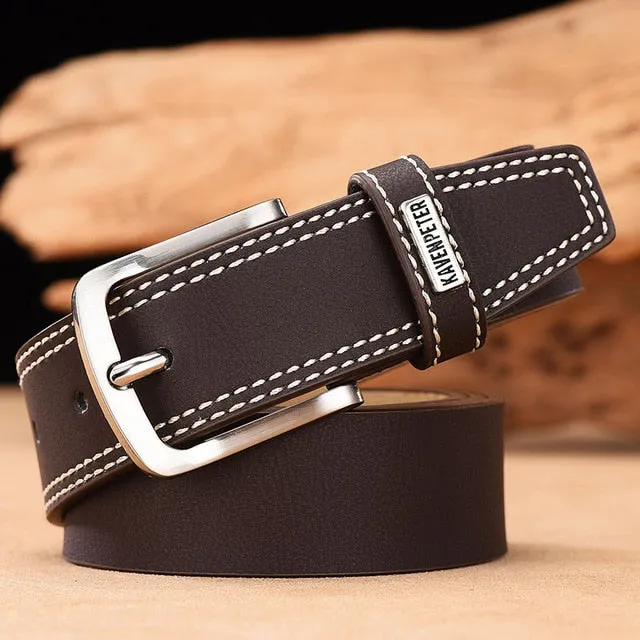 Men's Genuine Leather Cowskin Belt