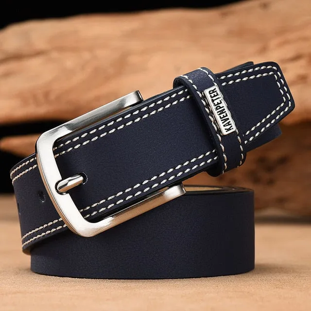 Men's Genuine Leather Cowskin Belt