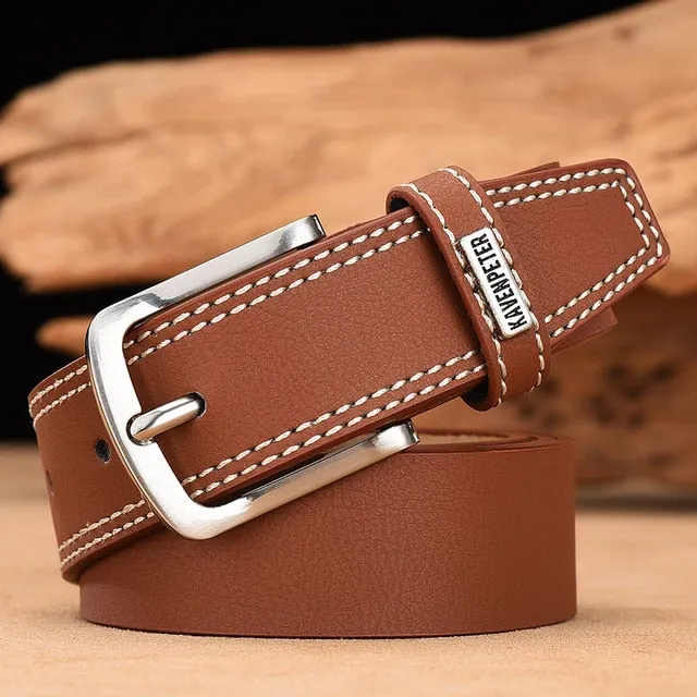 Men's Genuine Leather Cowskin Belt