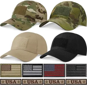 Military Patch USA Flag Cap