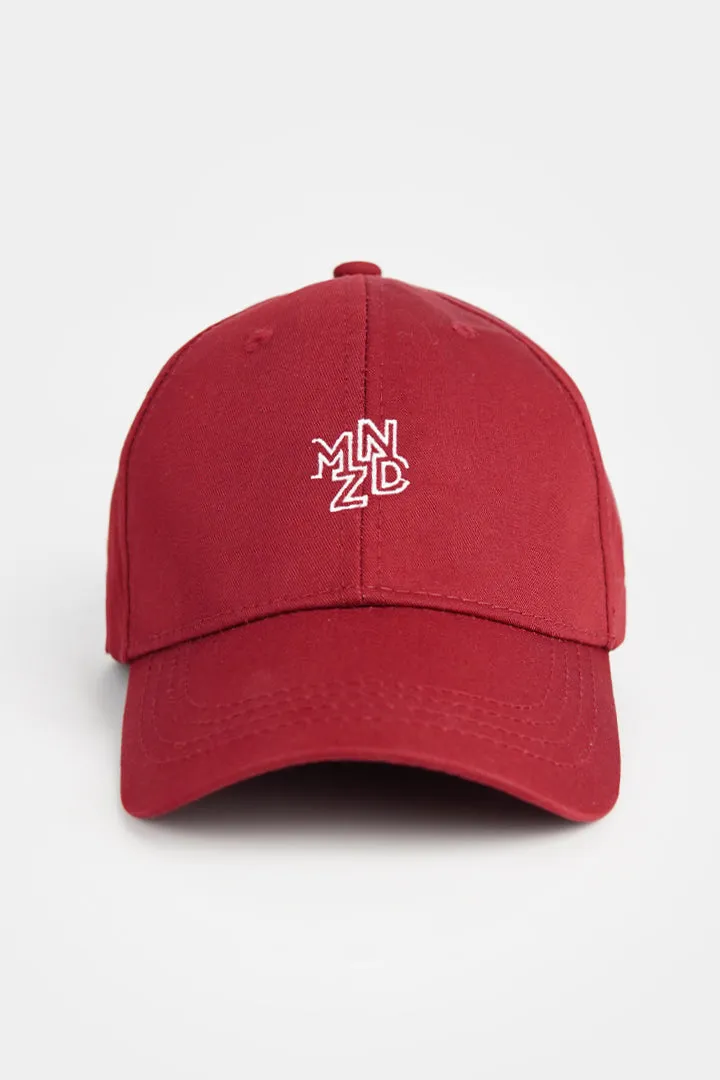 MNDZ Signature Embroidered Cap - Maroon