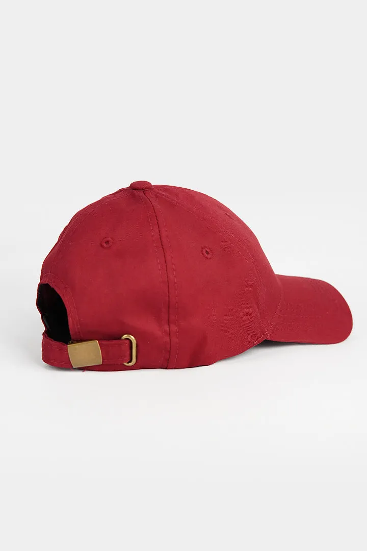 MNDZ Signature Embroidered Cap - Maroon