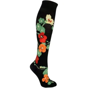 Nasturtiums Socks Women's Knee High Sock