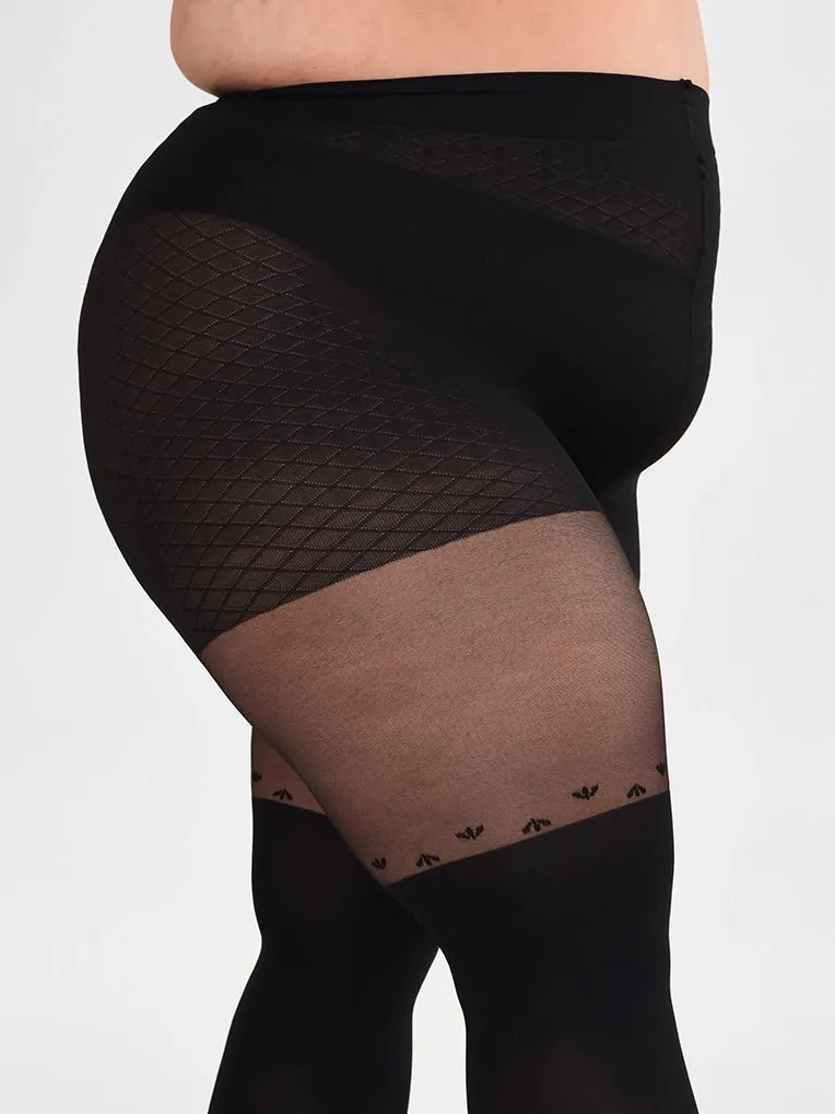 Petal Over-the-Knee Tights