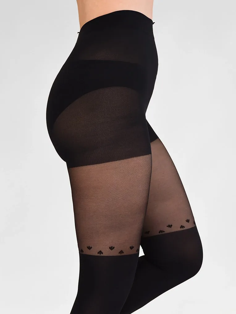 Petal Over-the-Knee Tights