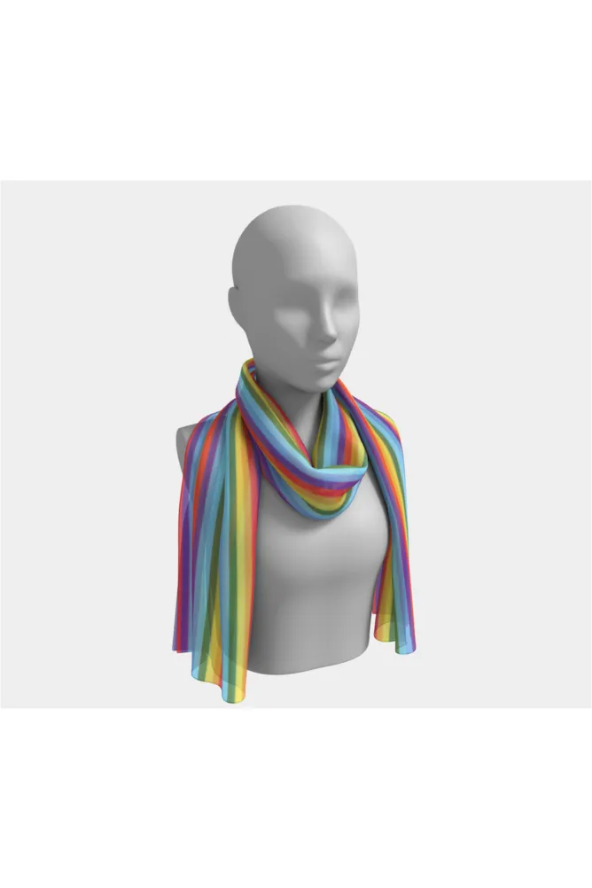 Rainbow Long Scarf