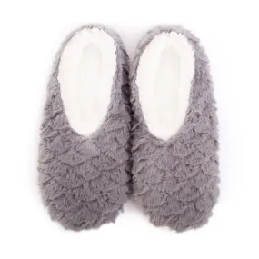 Splosh Women's Grey Petal Slippers