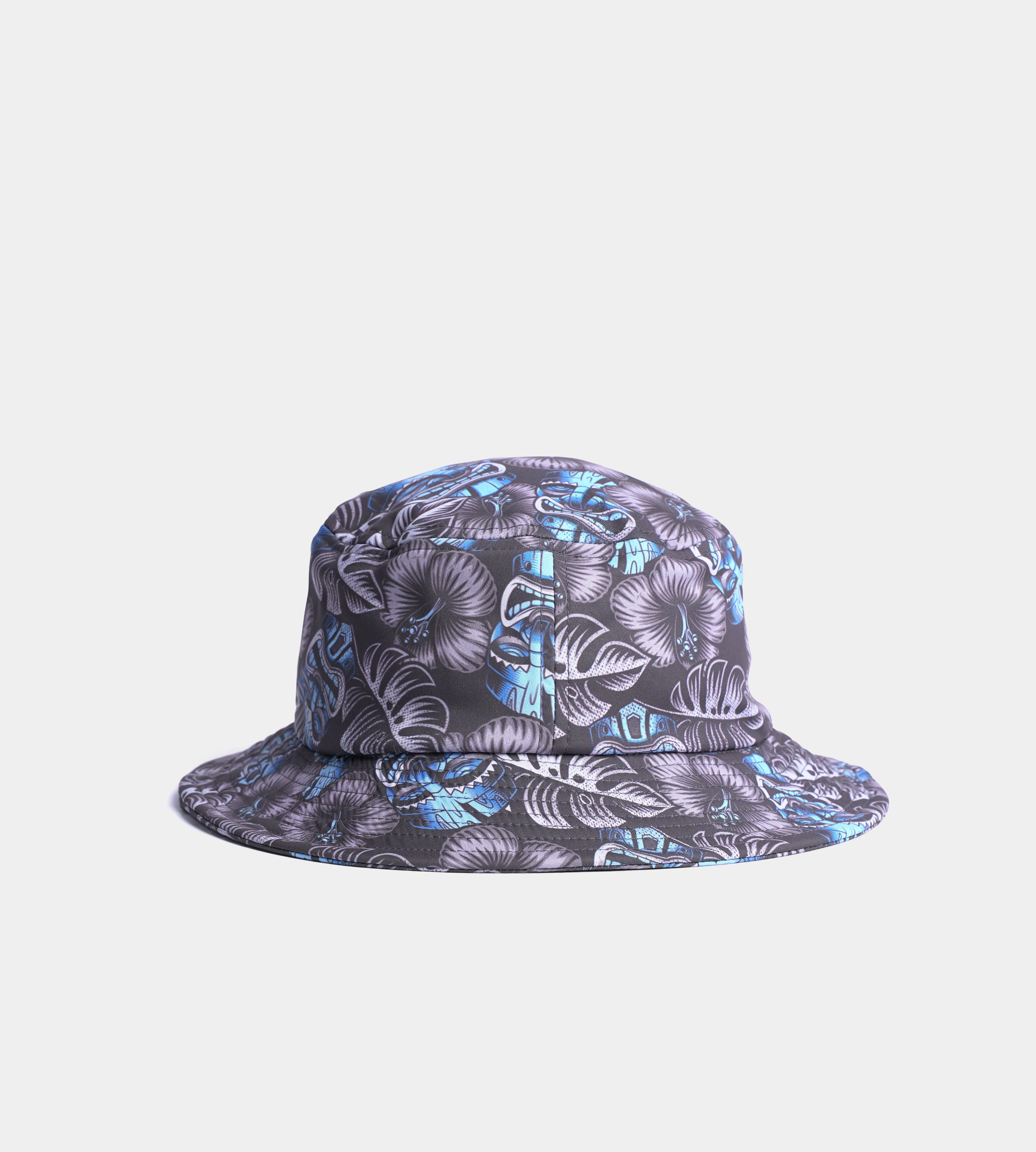 TIKI BUCKET HAT - GREY / BLUE