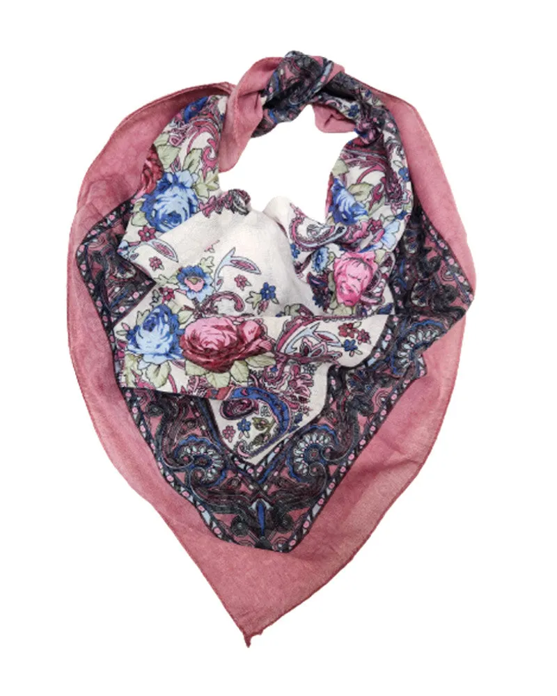 Traditional Polish Folk Head Scarf - Ukrainian Collection