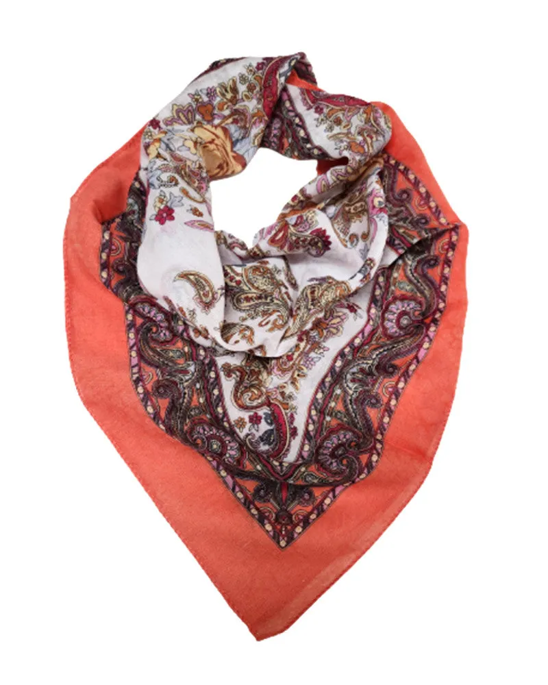 Traditional Polish Folk Head Scarf - Ukrainian Collection