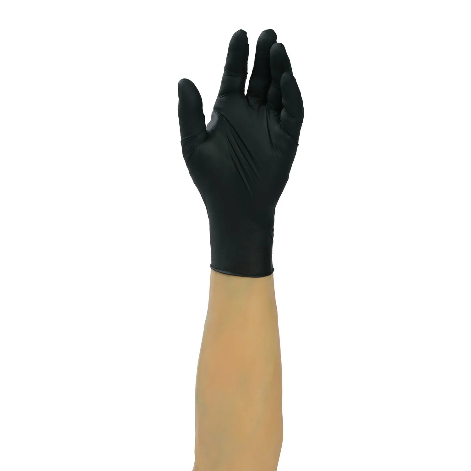 Verge Powder Free Black Nitrile Glove(#8299) Samples