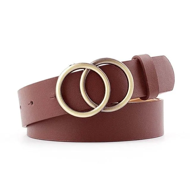 Women's Belt Jeans Fashion Design Women's Gold Belt Leather Strap High Quality Belt Girl 2019 New Hot Belt Dress